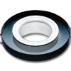 Led-line Einbaustrahler GU10 Einbaurahmen Glas Ø75mm Bohrloch Inkl. GU10 5W Neutralweiß LED Schwarz Rund 4