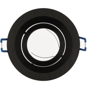 Led-line Einbaustrahler RØ60mm Bohrloch Schwenkbar 35° Alu Gold Brushed GU5.3 Fassung Für LED 35mm 21