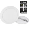 Led-line 18W LED Panel Aura Easy Fix Dimmbar IP20 Einbau Strahler Aufputz Spot Einbauleuchte Warmweiß 2700K Deckenleuchte Rund Ohne Rahmen 4