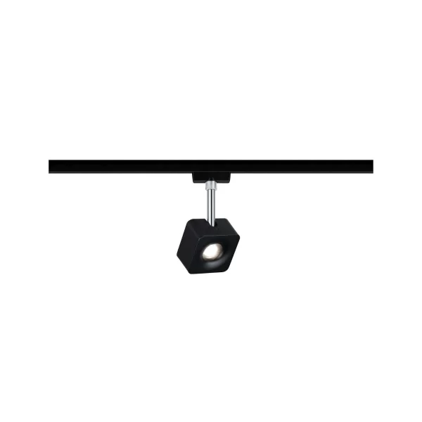 Paulmann URail LED Schienenspot Cube Einzelspot 520lm 8W 2700K Dimmbar 230V Chrom Matt#Chrom 95510 5