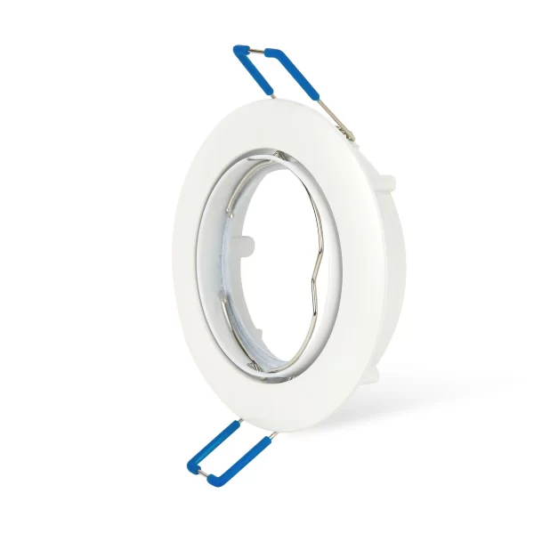 Null Einbaurahmen Antik (Bronze) Schwenkbar Rund, Flach, Aluminium, Metalclip Befestigung ( 242809 ) 6