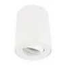 Led-line Deckenleuchte Aufbaustrahler Aufputz Schwenkbar 45° Mit GU10 Fassung Rund Weiss 25