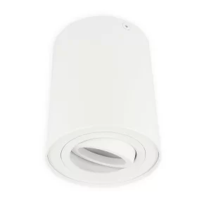 Led-line Deckenleuchte Aufbaustrahler Aufputz Schwenkbar 45° Mit GU10 Fassung Rund Weiss 6