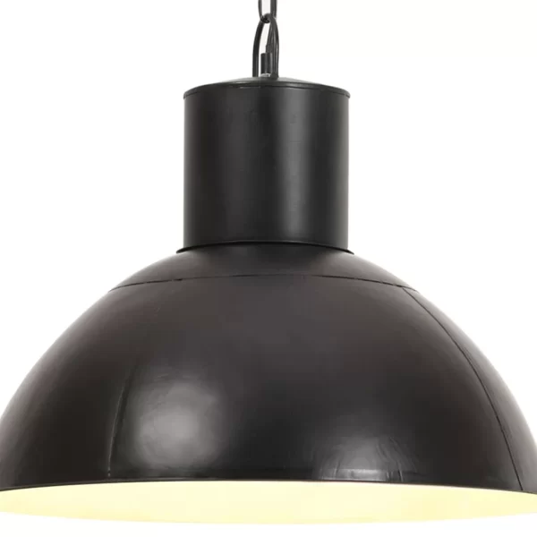 VidaXL Hängelampe 25 W Schwarz Rund 48 Cm E27 1