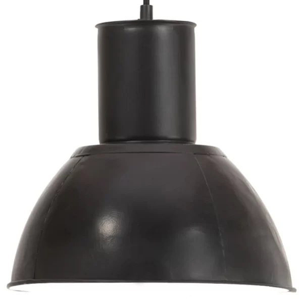 VidaXL Hängelampe 25 W Schwarz Rund 48 Cm E27 4