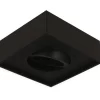 Led-line GU10 Deckenleuchte CUBO MIDI Aufbaustrahler AufputzStrahler Schwenkbar 45° Rund Schwarz 2