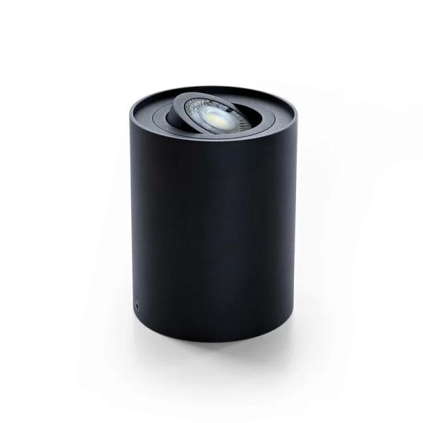 Braytron Deckenleuchte Aufbaustrahler 100x100mm GU10 5W Neutralweiß LED Eckig Schwarz/Gold 8