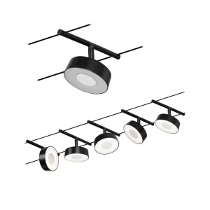 Paulmann CorDuo LED Seilsystem Circle Basisset 5x180lm 5x5W 3000K 230/12V Chrom Matt#Chrom 94475 13