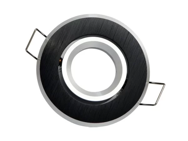 Led-line Einbaustrahler RØ60mm Bohrloch Schwenkbar 35° Alu Gold Brushed GU5.3 Fassung Für LED 35mm 4