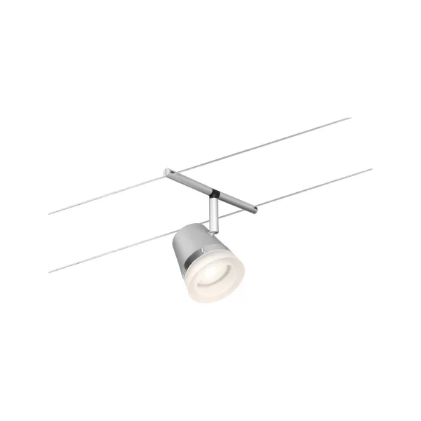 Paulmann CorDuo Seilsystem Sheela Einzelspot GU5,3 Max. 10W Schwarz Matt#Chrom 94451 5