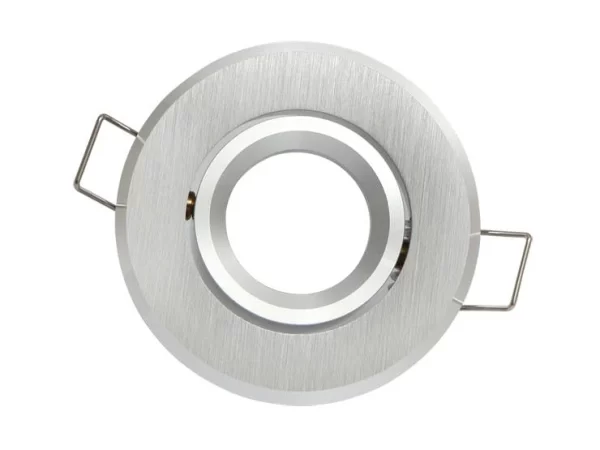 Led-line Einbaustrahler RØ60mm Bohrloch Schwenkbar 35° Alu Gold Brushed GU5.3 Fassung Für LED 35mm 6