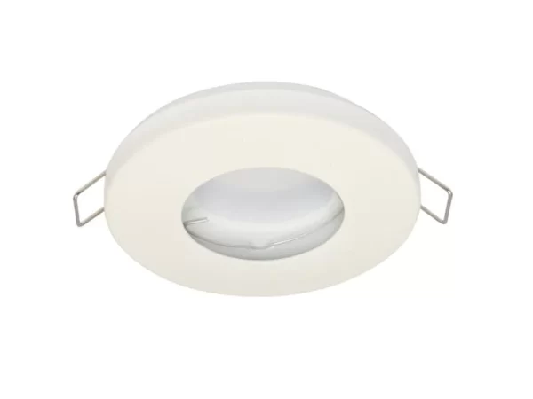 Led-line IP44 Deckenleuchte Einbaurahmen Wasserdicht Einbaustrahler Eckig Chrom + GU10 5W LED Neutralweiß 7